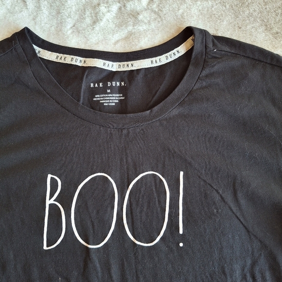 BOO! Halloween Rae Dunn Fitted T-shirt Medium New - Picture 3 of 4